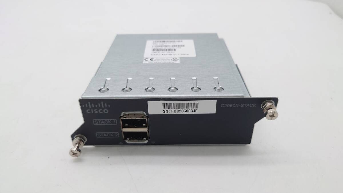 Cisco C2960X-STACK V02 スタック構成 モジュール スイッチ stack module