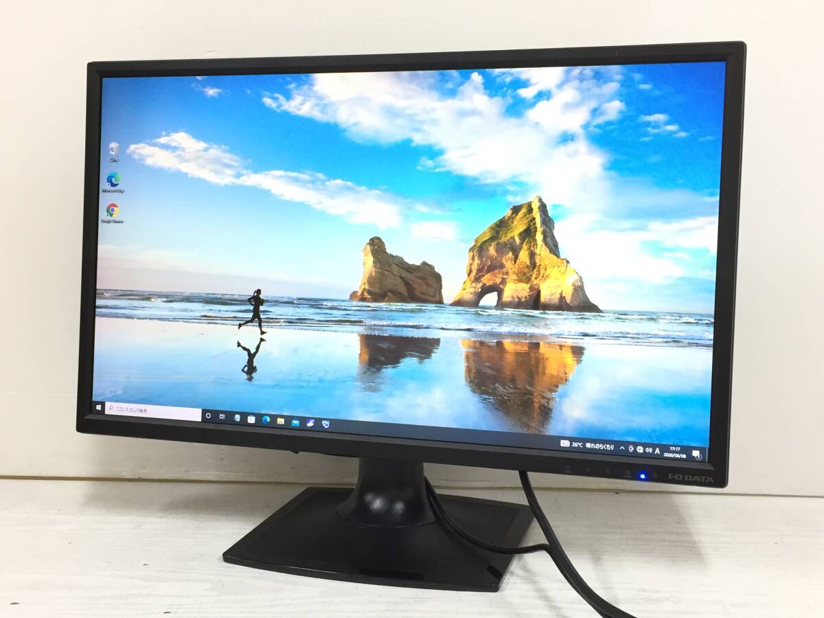 〇【良品】I-O DATA アイ・オー・データ LCD-AD243EDSB 23.8インチ 液晶モニター フルHD (1920x1080) DVI/D-SUB 動作品