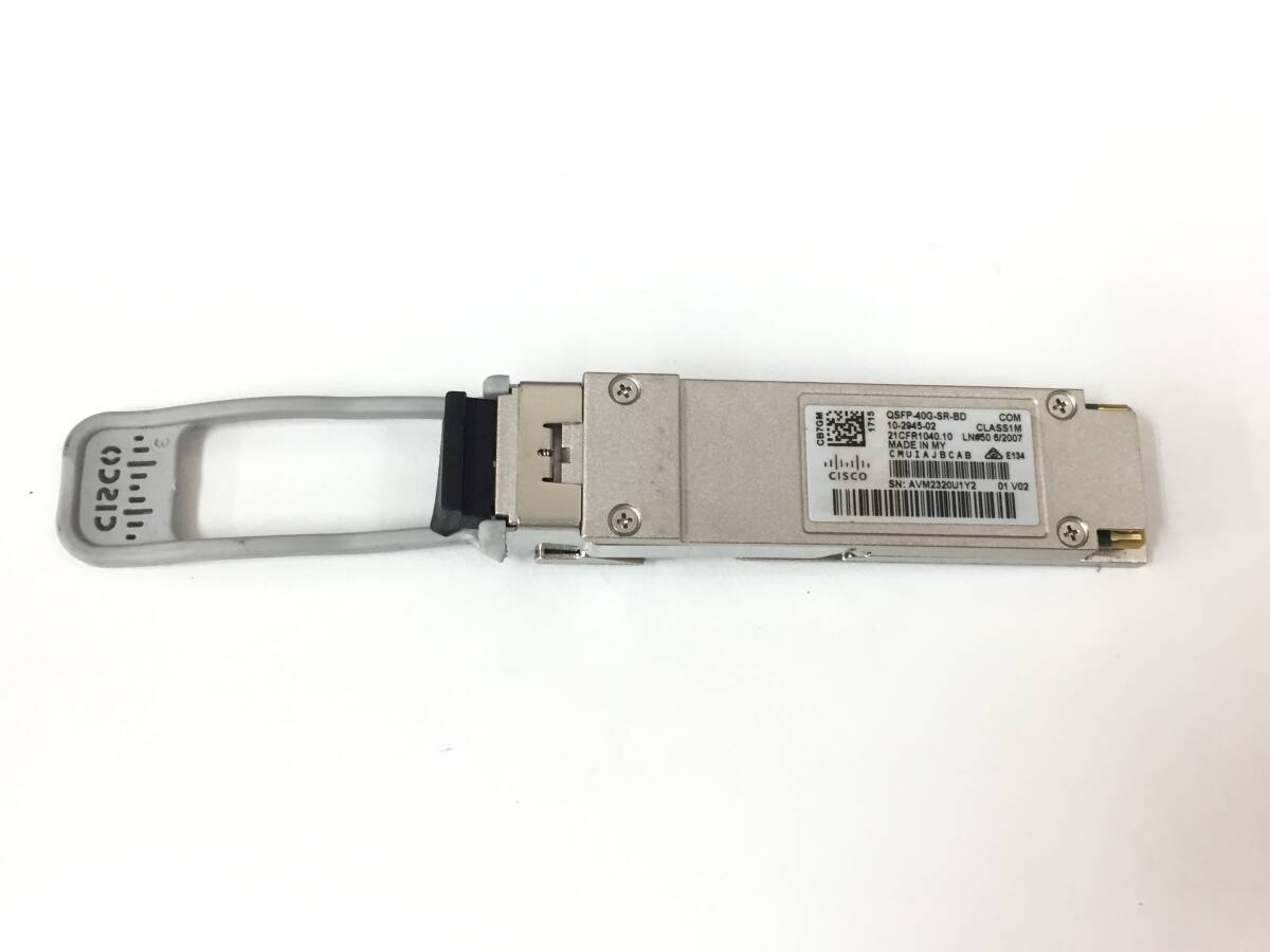 〇 CISCO QSFP-40G-SR-BD 光 トランシーバー モジュール 動作品