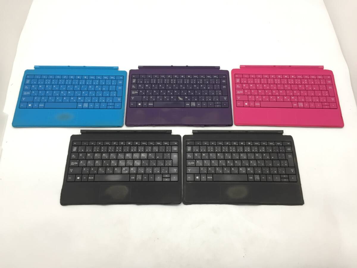 〇【5台セット】Microsoft Surface キーボード タイプカバー Model:1561 動作品