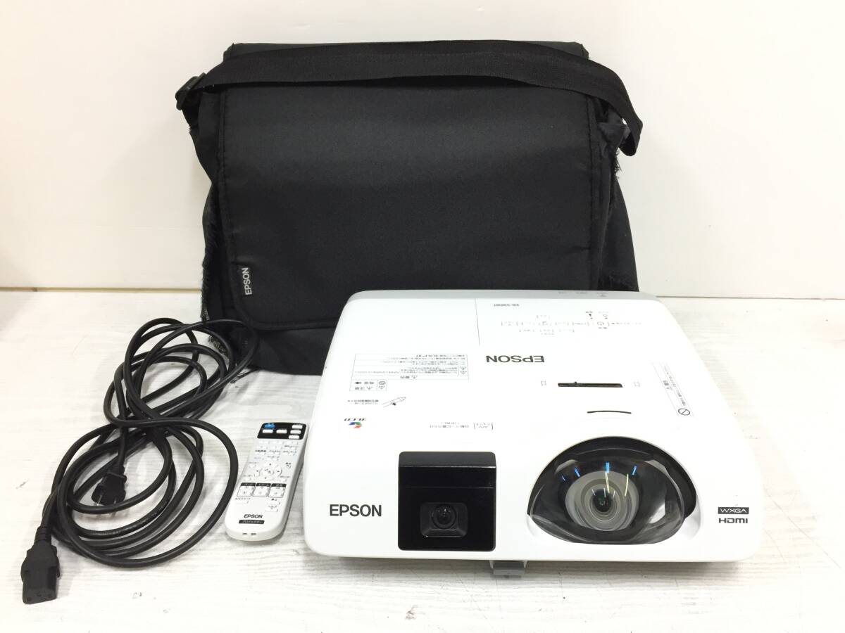 〇EPSON エプソン EB-536WT ビジネスプロジェクター 3400lm ランプ時間814H/29H 動作品