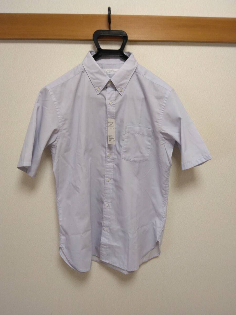 新品 グリーンレーベル green label relaxing CM サマー コード ドビー ボタンダウン　半袖　シャツ ＜機能性生地/吸水速乾＞ サイズXＬ