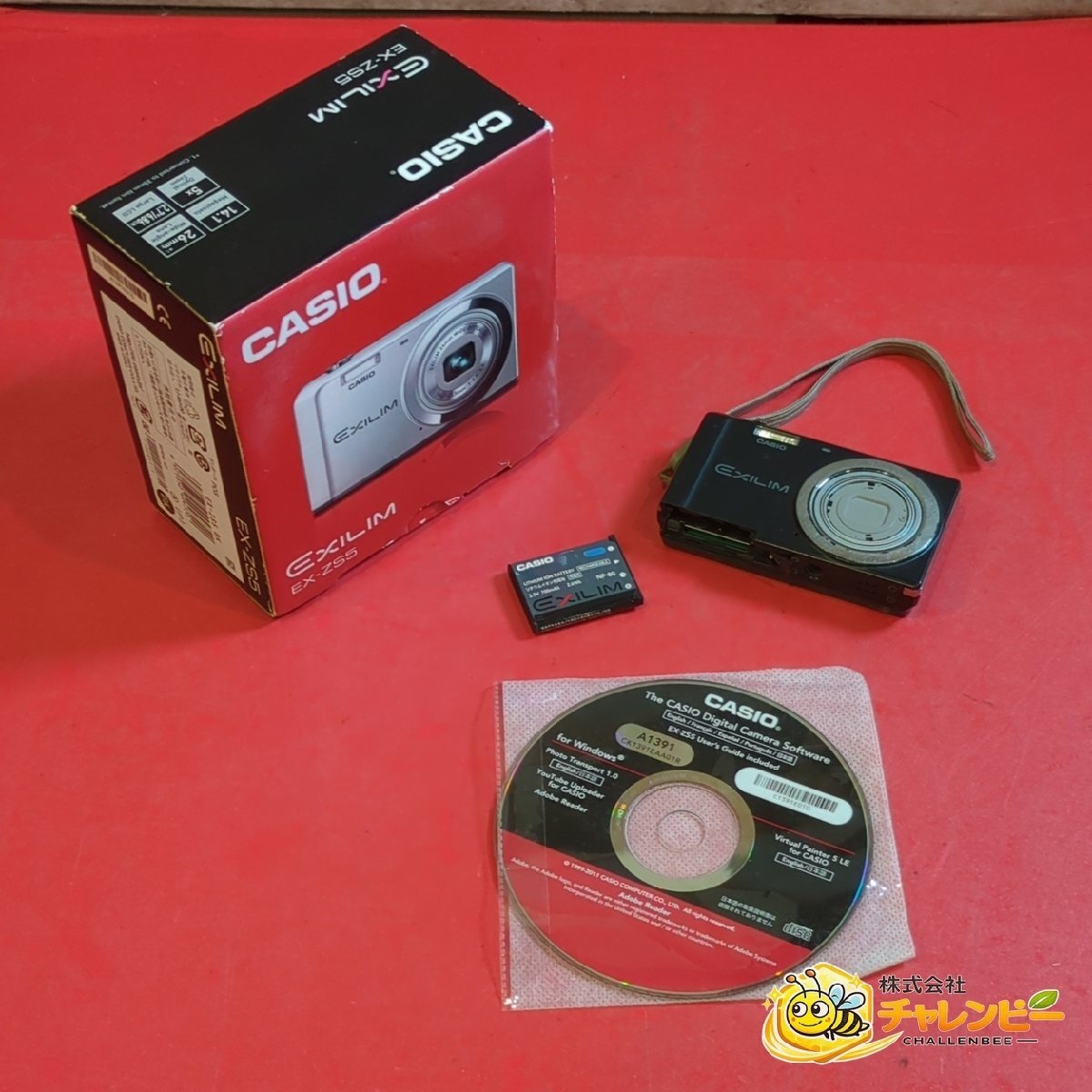 1円～　CASIO　カシオ　EXILIM　EX-ZS5　コンパクトデジタルカメラ　バッテリー・箱付き　ジャンク