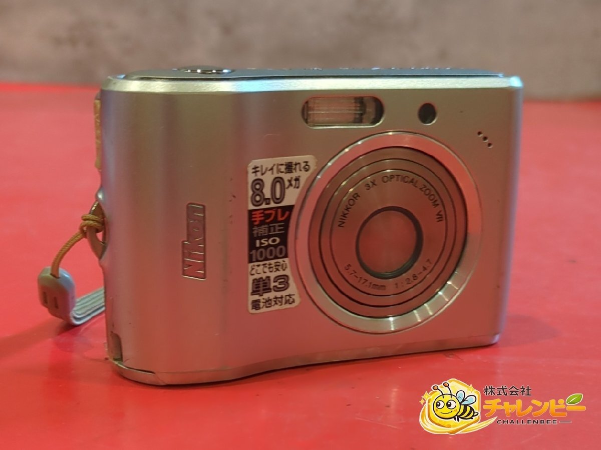 1円～　Nikon　ニコン　COOLPIX L15　8.0メガピクセル　単三電池対応　コンパクトデジタルカメラ　通電可