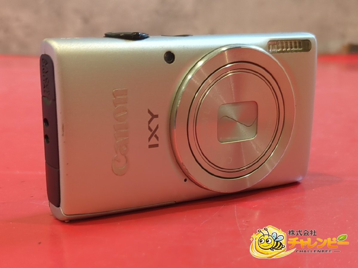 1円～　Canon　キヤノン　IXY 90F　シルバー　光学8倍ズーム　コンパクトデジタルカメラ　バッテリー付属　ジャンク