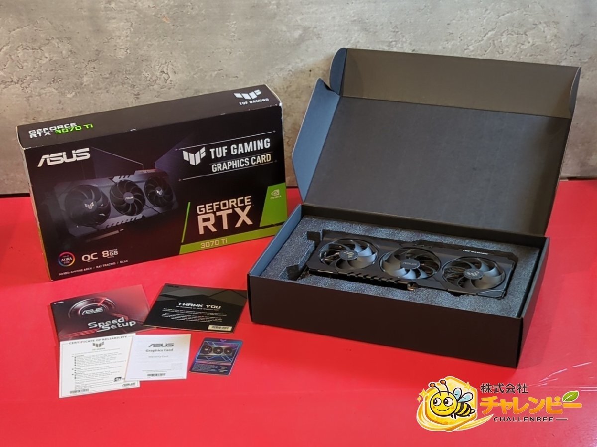 ASUS　エイスース　TUFGAMING GEFORCE RTX 3070Ti 8GB　グラフィックボード　動作可