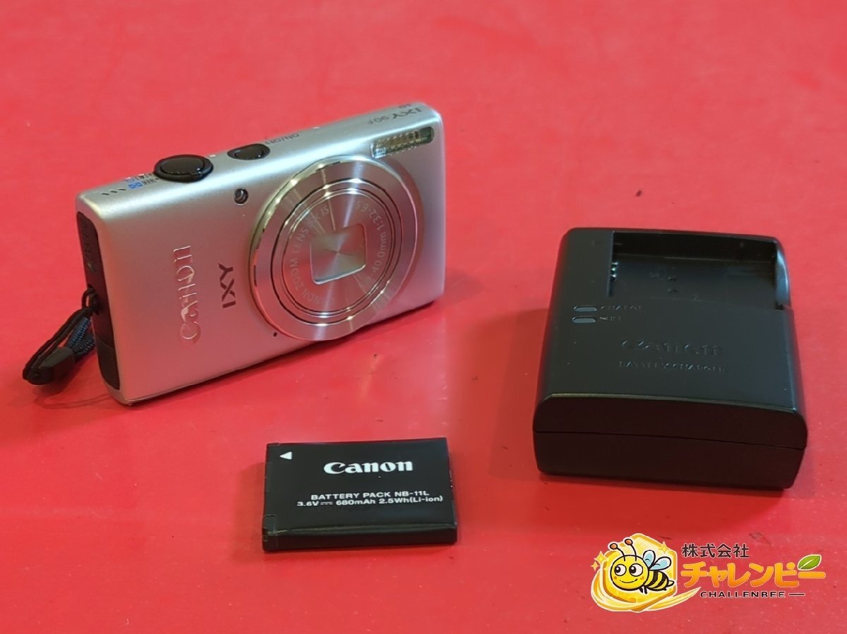 1円～　Canon　キヤノン　IXY 90F　約1600 万画素　光学8倍ズーム　コンパクトデジタルカメラ　バッテリー・充電器付属　動作可