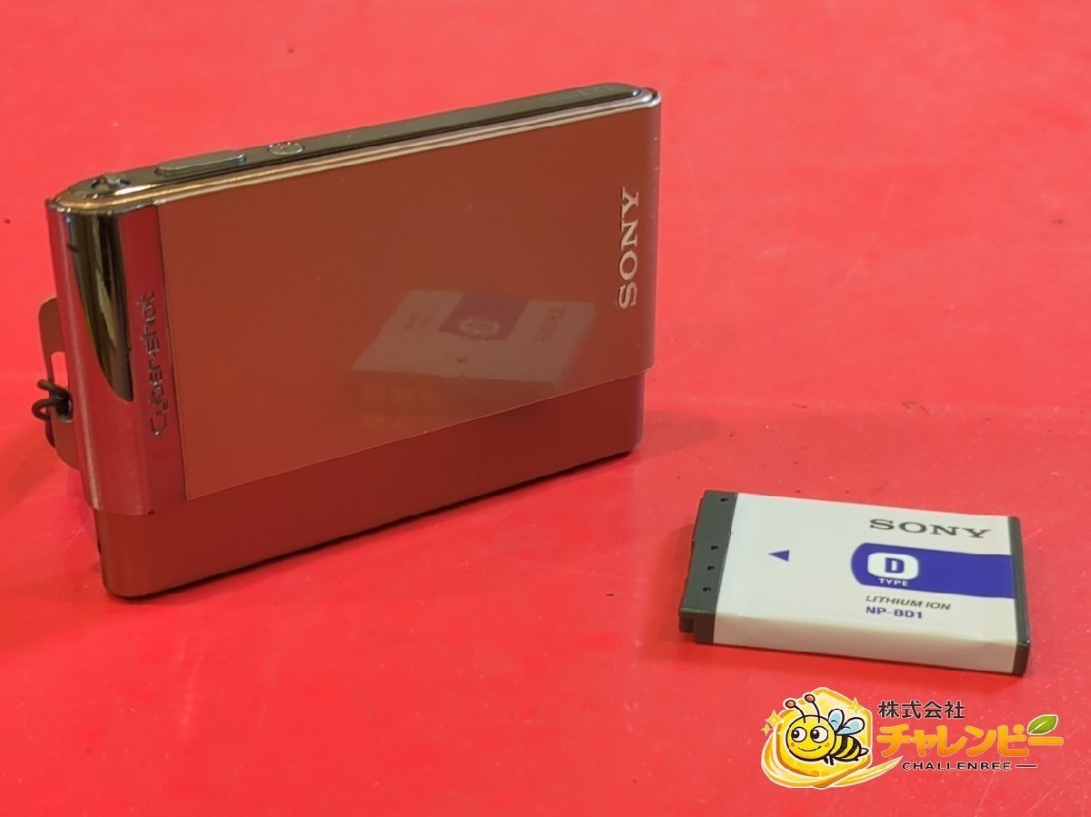 1円～　SONY　ソニー　Cyber-shot　DSC-T90　ブラウン　コンパクトデジタルカメラ　バッテリー付属　動作未確認