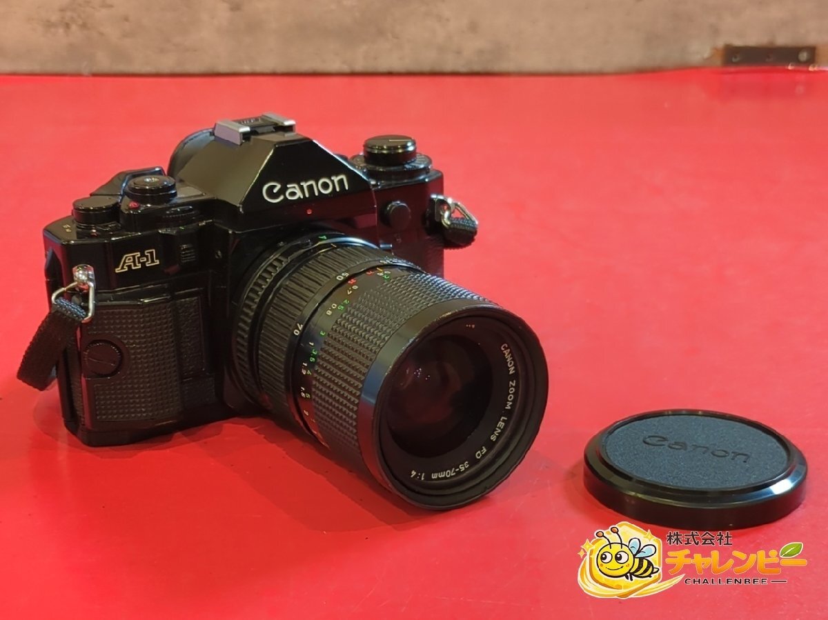 1円～　Canon　キヤノン　A-1　LENS FD 35-70mm 1:4　一眼レフフィルムカメラ　現状品
