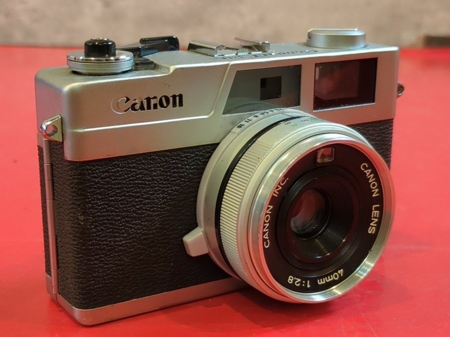 1円～　Canon　キヤノン　Canonet 28　40mm F2.8　レンジファインダー　フィルムカメラ　シャッターOK