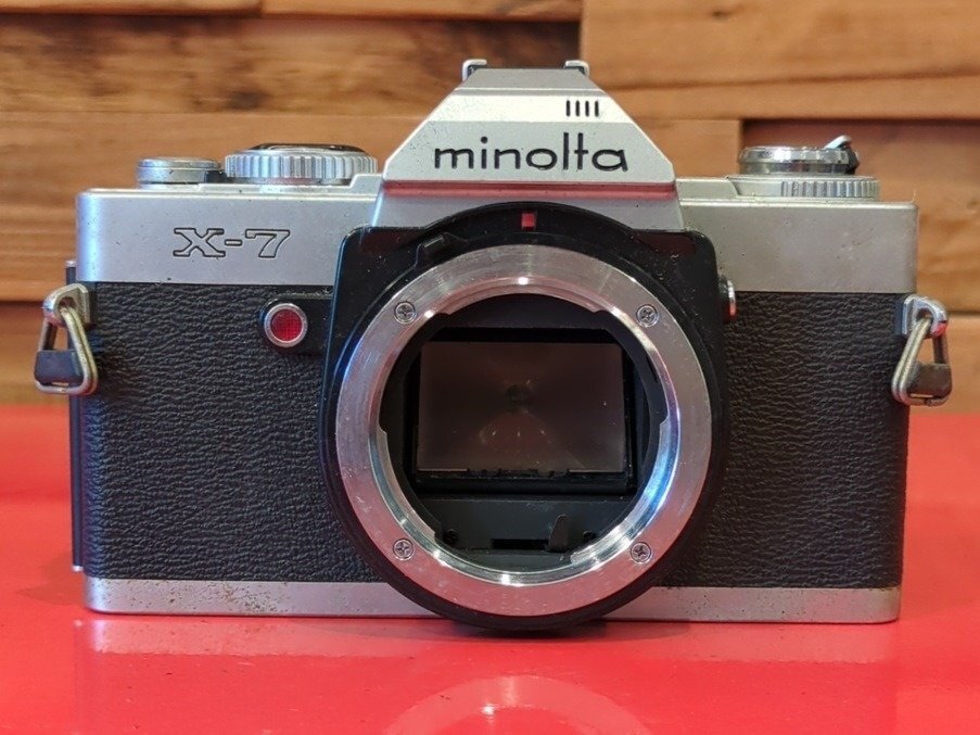 1円～　MINOLTA　ミノルタ　X-7　ボディ　一眼レフフィルムカメラ　現状品