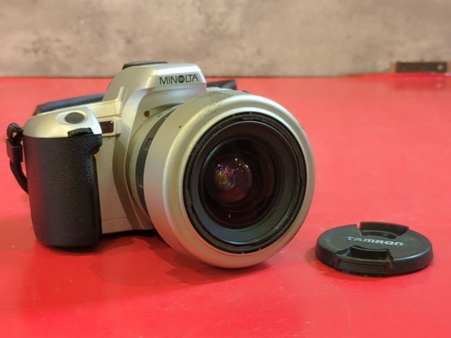 1円～　MINOLTA　ミノルタ　Sweet S α　TAMRON AF ASPHERICAL 28-80mm 1:3.5-5.6　一眼レフフィルムカメラ　シャッター・フラッシュOK
