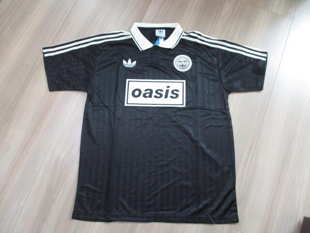 W杯　ワールドカップ　adidas oasis　レプリカ ユニフォーム　ゲームシャツ　黒半袖　アディダス　オアシス　25番　サッカー　フットサル