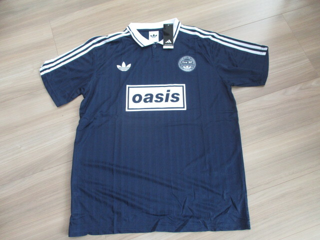W杯　ワールドカップ　adidas oasis　レプリカ ユニフォーム　ゲームシャツ　ネイビー半袖　アディダス　オアシス　25番　サッカー　２XL