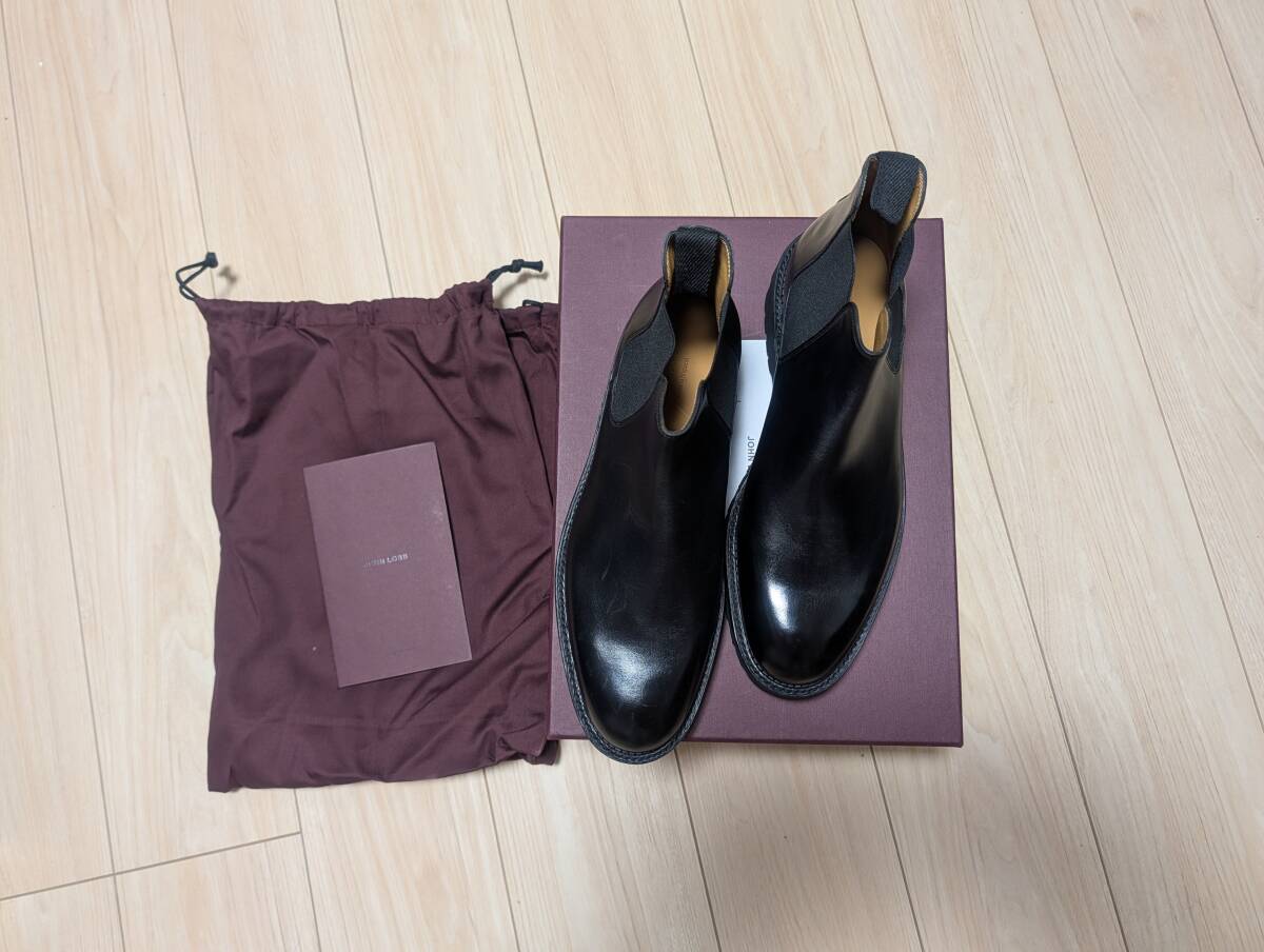 2026年購入 新品 JOHN LOBB LAWRY NEW STANDARD ジョンロブ ローリー ニュースタンダード ブラック 黒ラバーソール 8E