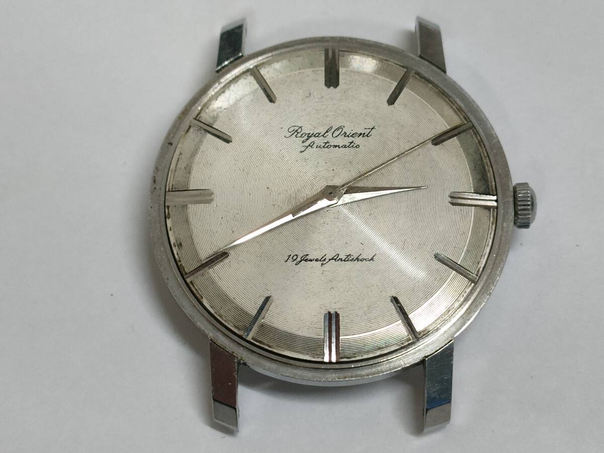 ROYAL ORIENT automatic F124502 3針 ロイヤルオリエント パーツ取り ジャンク品 60ｓ
