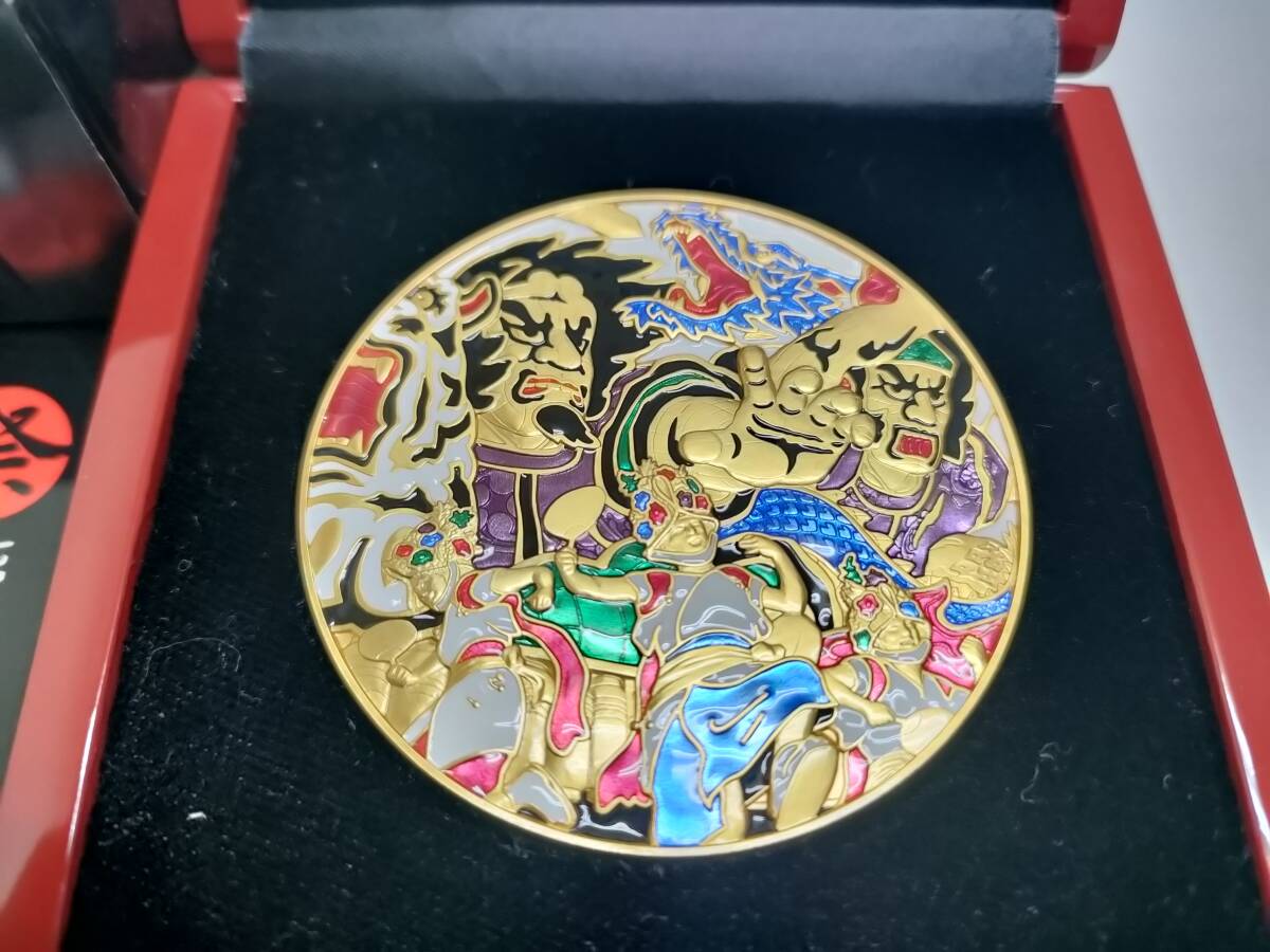 七宝章牌 日本の祭りシリーズ「青森ねぶた祭り」 純銀 約160g 造幣局 現状品 60ｓ