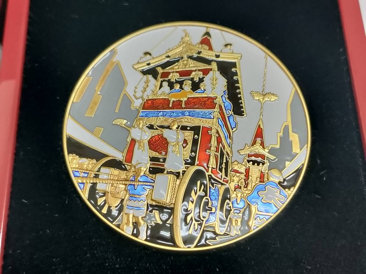 七宝章牌 日本の祭りシリーズ「祇園祭」純銀 約160g 造幣局 現状品 60ｓ