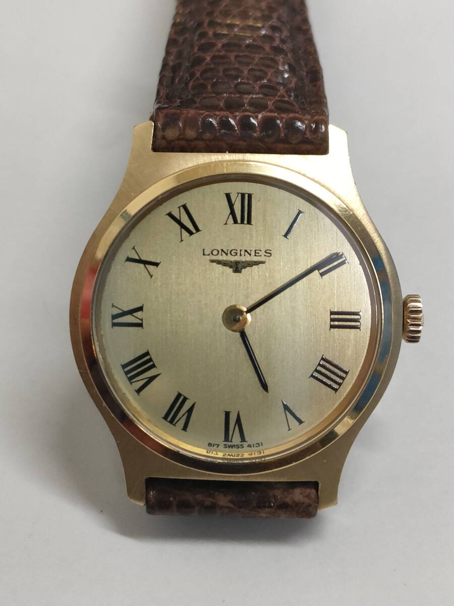 LONGINES レディース腕時計 4131 817 ゴールド系 ロンジン ジャンク品 60ｓ