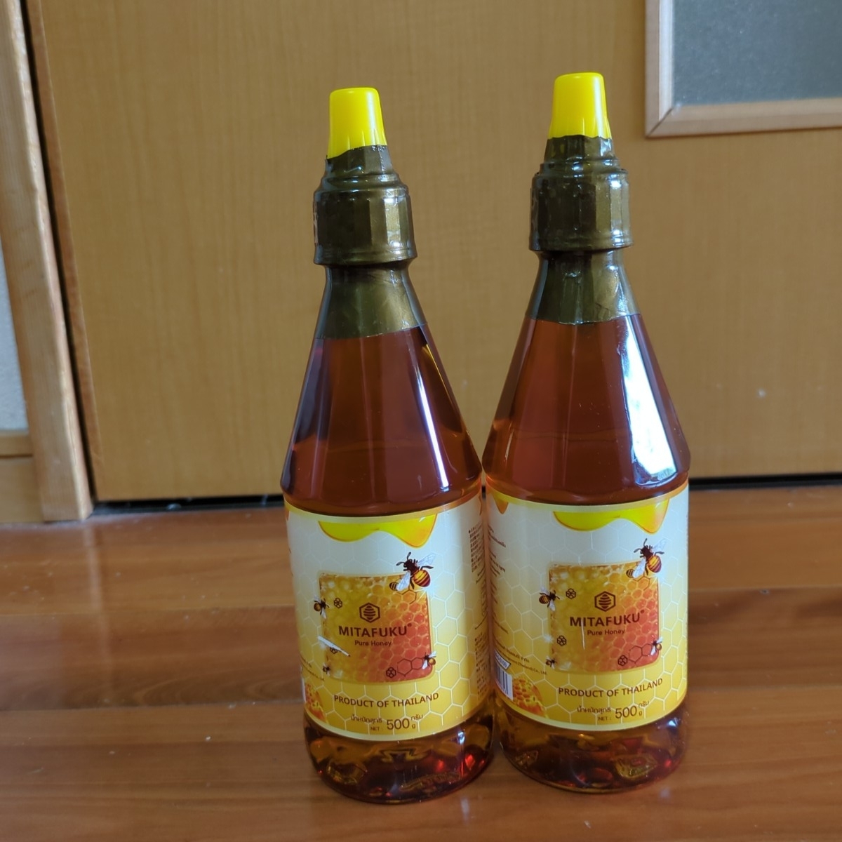 MITAFUKU Puqre Honey 100%純粋ハチミツ 500gを2本　はちみつ