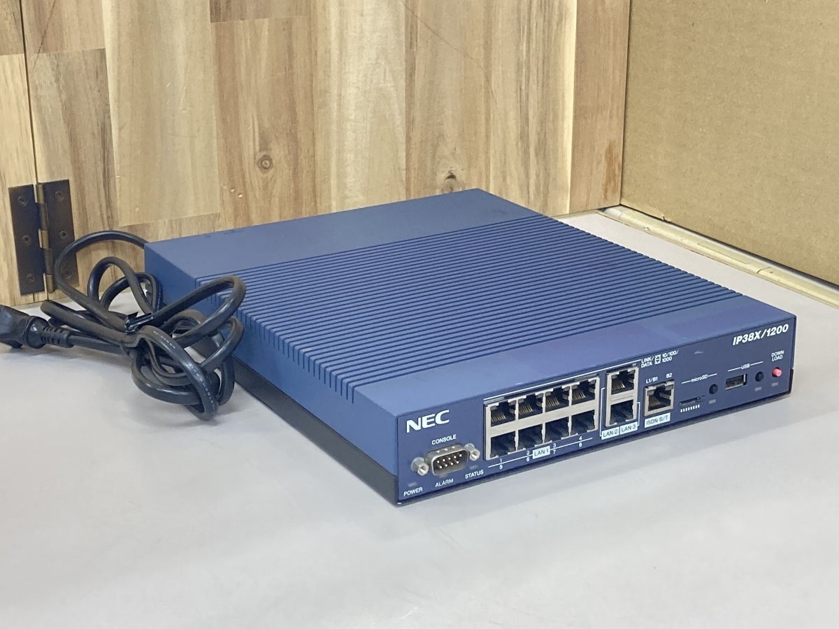 NEC IP38X/1200 ギガアクセスVPNルーター ※初期化済み 滑り止めゴム欠品 AB'