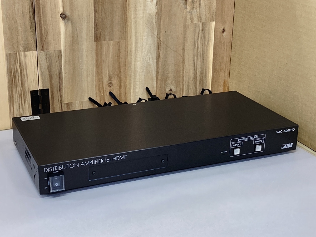 IDK VAC-5002HD DISTRIBUTION AMPLIFIER for HDMI 分配器 ※通電確認済み DK-D'
