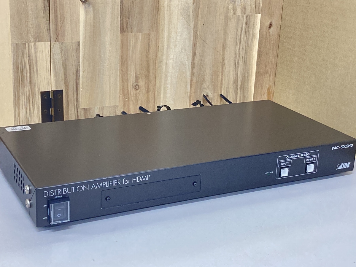 IDK VAC-5002HD DISTRIBUTION AMPLIFIER for HDMI 分配器 ※通電確認済み DK-C'