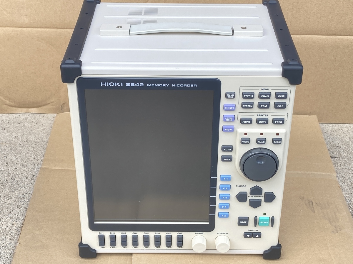 HIOKI 8842 MEMORY HICORDER 日置電機 計測器 ※付属品あり 初期化済 ①