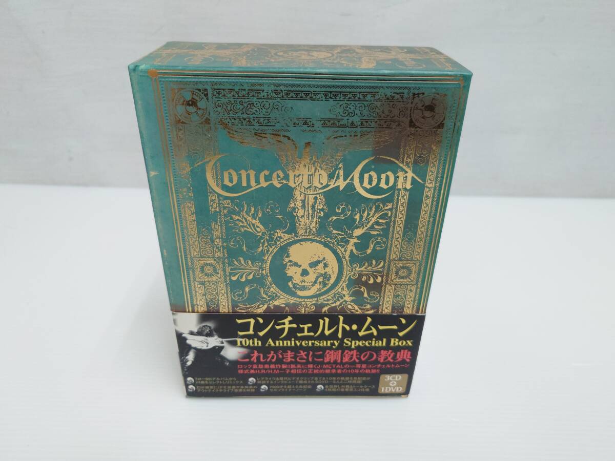 cd14)ジャンク DECADE OF THE MOON～10th Anniversary Special Box～ Concerto Moon /CDディスク①キズあり