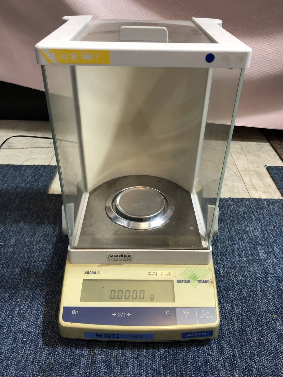 hf260615-005A6 METTLER TOLEDO AB204-S 動作確認済み アダプター欠品 電子天秤 はかり メトラートレド スイス製