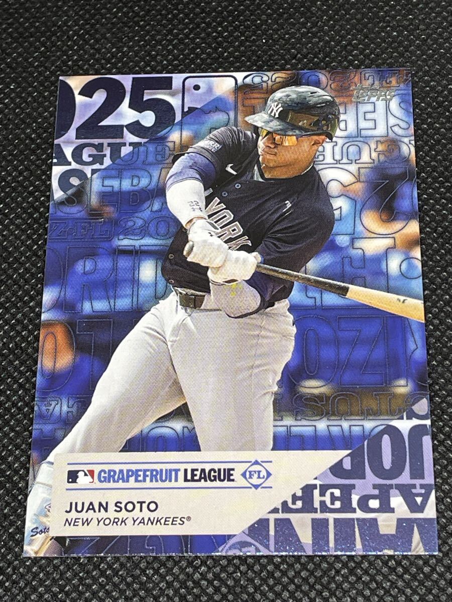 2025 Topps Series 1 Baseball Training Grounds フアン・ソト Juan Soto