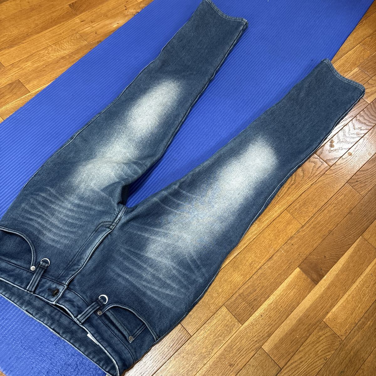 ◆HYOD HYD527DS D3O イージーライドパンツ ウォームレイヤード 32(L)inch インディゴ USED美品◆シューカットスタイル