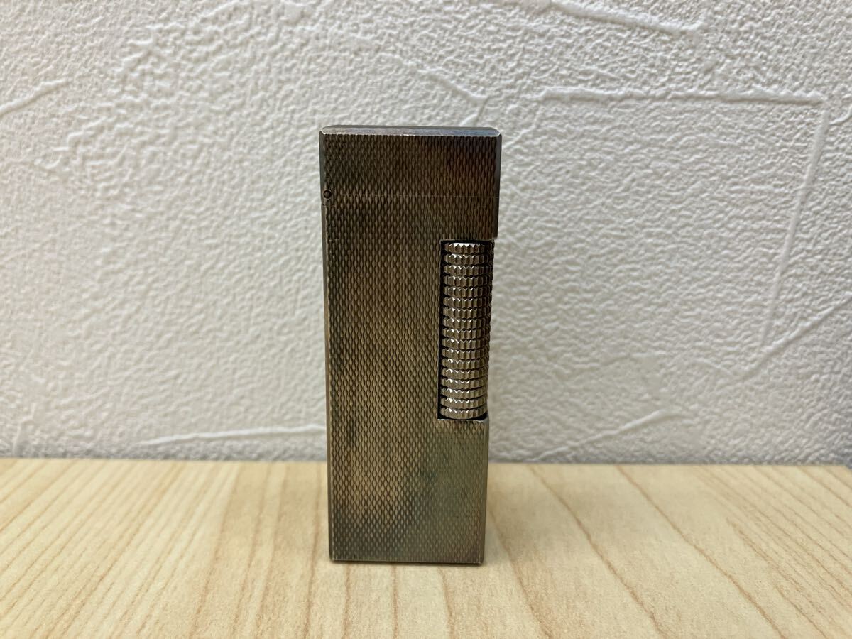［H17883］dunhill ダンヒル ガスライター シルバーカラー 着火未確認