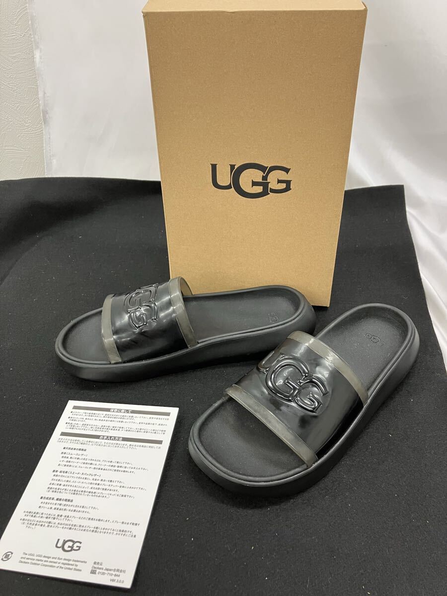 ［T11518］ 未使用　UGG(アグ) レディース W Hilama Slide スリッパ　　W/1109592　SIZE 7 24ｃｍ