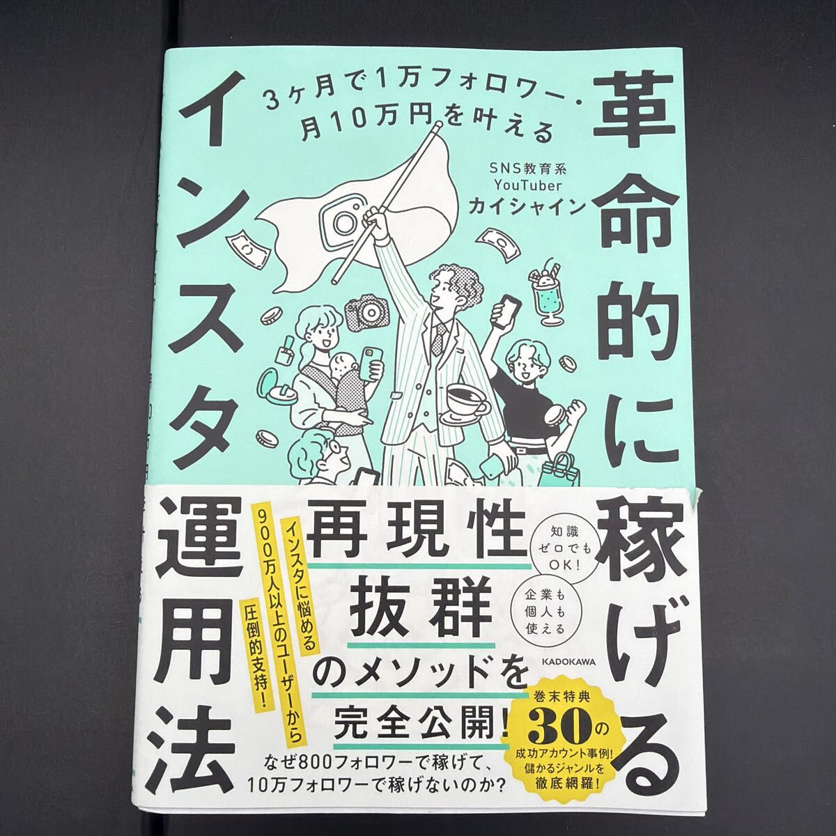 革命的に稼げるインスタ運用法 カイシャイン SNS教育系YouTuber KADOKAWA