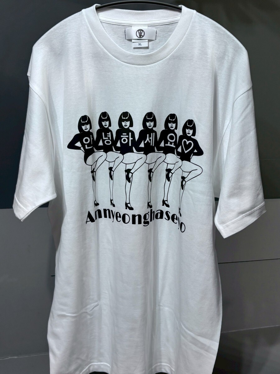 新品未使用 TRAITOR × 千葉雄喜 アニョハセヨ Tシャツ XLサイズ ホワイト コラボ　CHIBA YUUKI　ストリート / STREET　 MN227