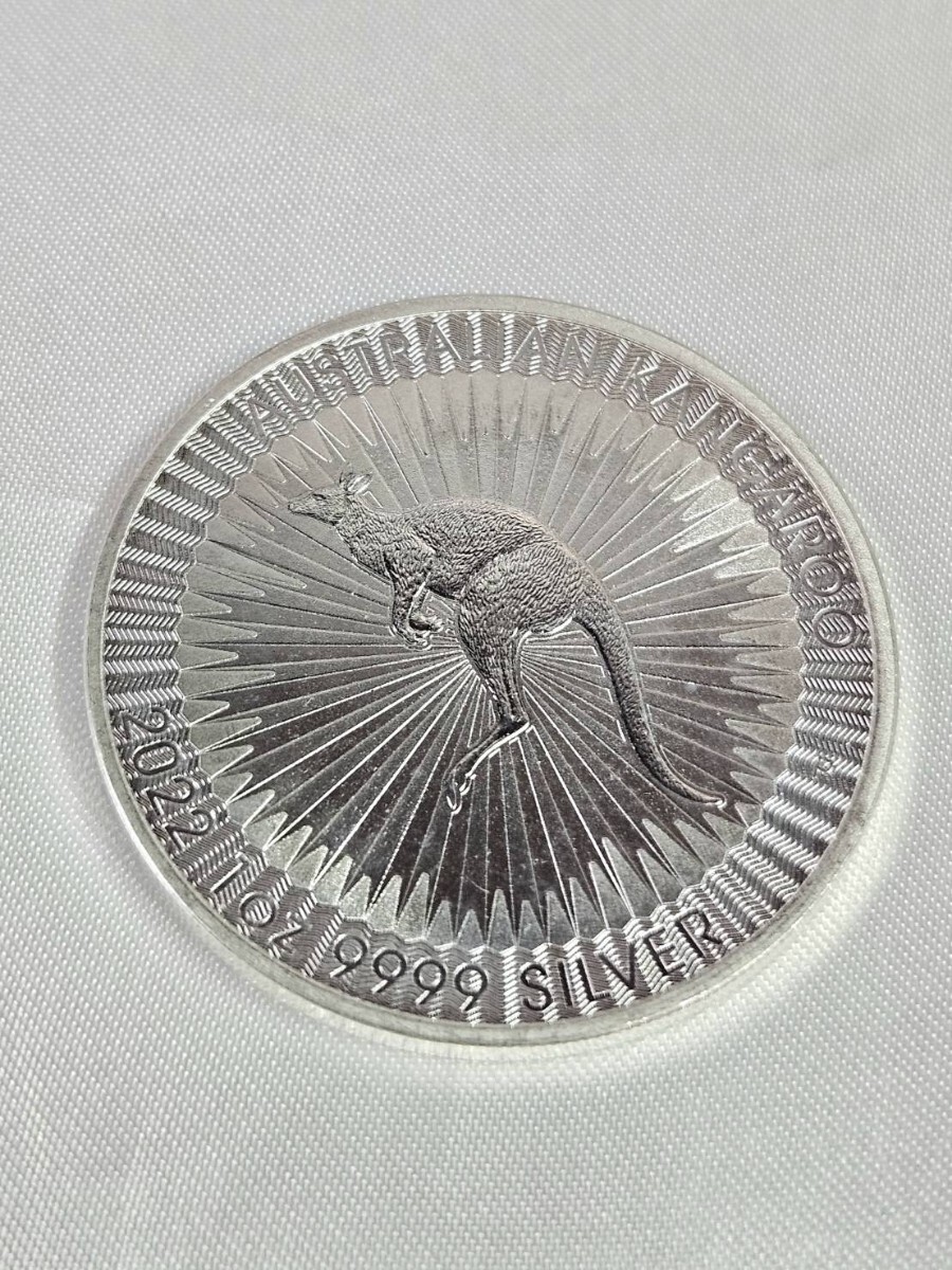 2023 オーストラリア カンガルー銀貨 1ドル 1オンス .9999 純銀 Perth Mint エリザベス2世　6-3-3
