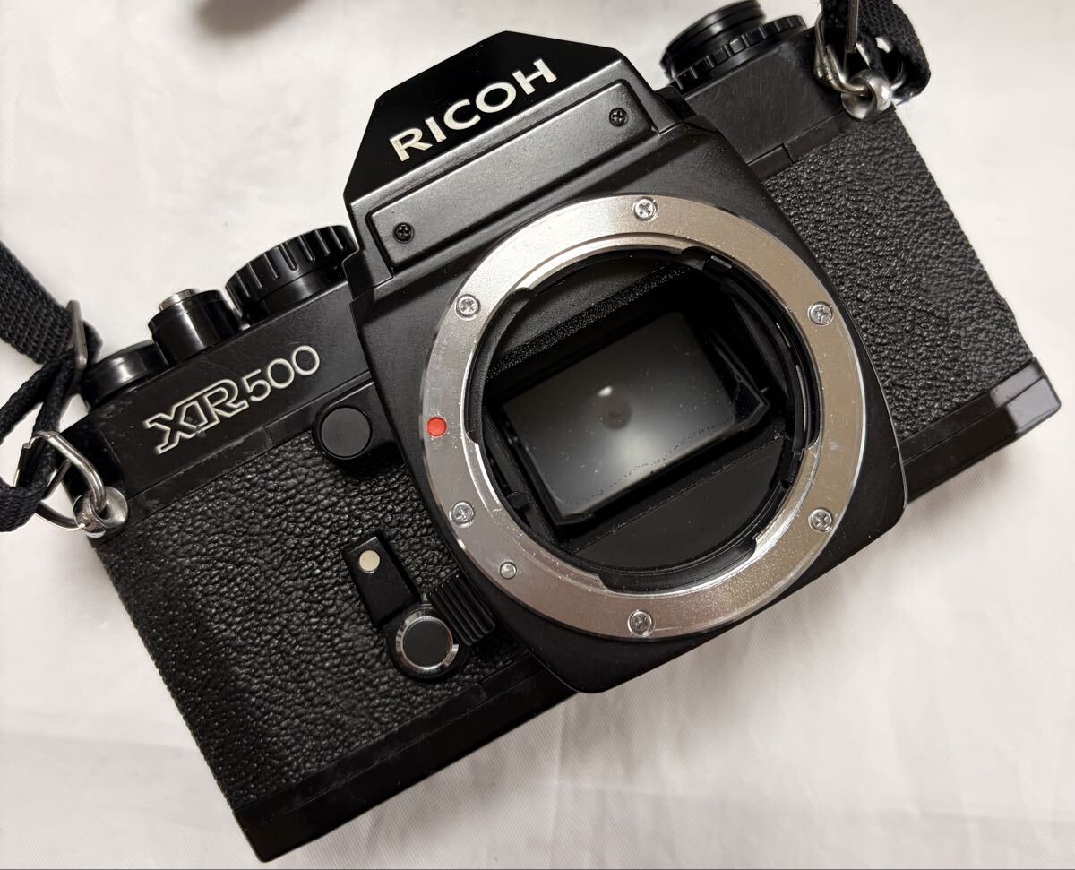 ビンテージカメラ RICOH XR500 Kマウントフィルム一眼レフカメラ リコー　ジャンク　シンプル　かっこいい