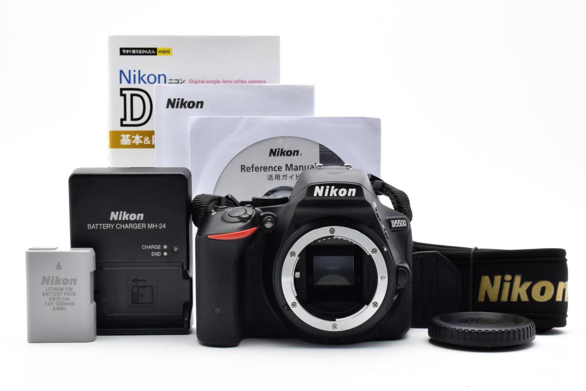 ★シャッター数1294回★ Nikon ニコン D5500 ボディ 高性能APS-C一眼レフ #4674