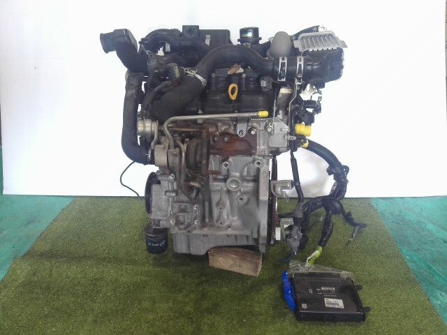 個人宅配送不可 ダイハツ純正 H23年 タント CBA-L375S エンジン KF-DET ターボ 2WD CVT 88579km 19000-B2T84