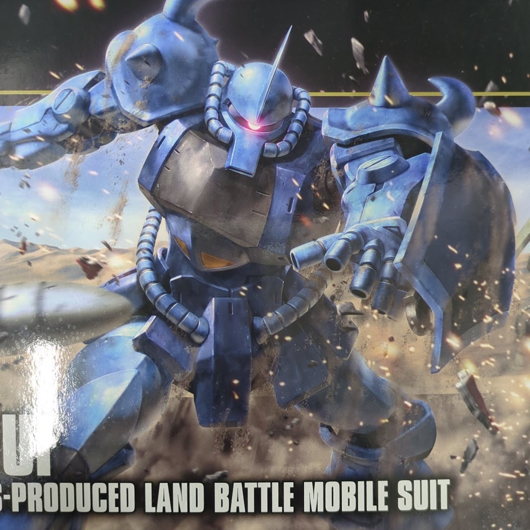 【B411-5】未組立 プラモデル HGUC グフ HG アッガイ 計2点 まとめ売り