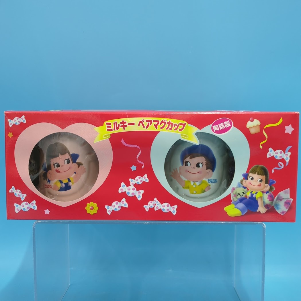 【B472-6】不二家 Milky 50th Anniversary ペアマグカップ