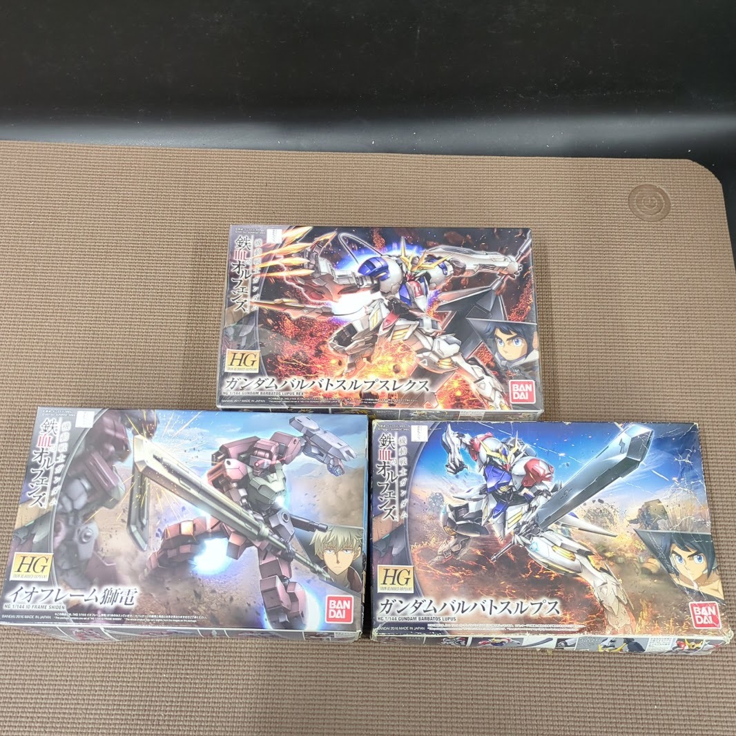【B430-6】未組立 プラモデル 鉄血のオルフェンズ HG 計3点 まとめ売り