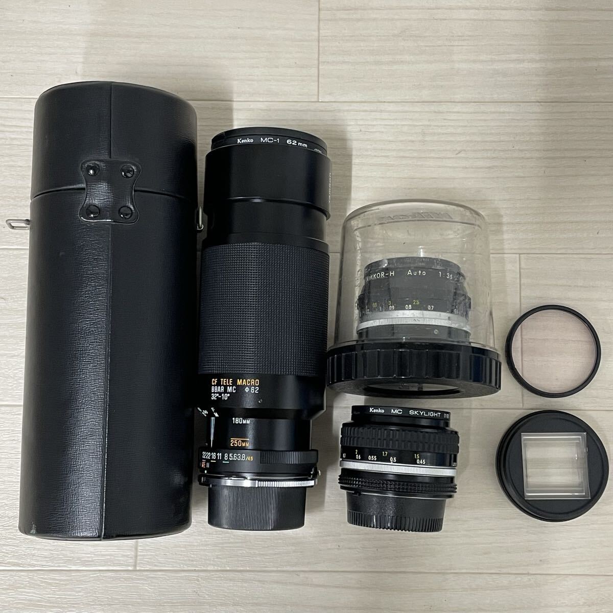 【B450-6】カメラレンズ まとめ売り Nikon Nikkor Kenko TAMRON オールドレンズ 望遠 ズームレンズ ポートレート フィルター 現状品
