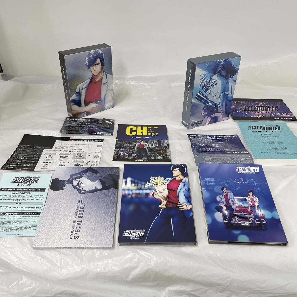 【B476-6】BD 劇場版シティーハンター 天使の涙 完全生産限定版 [アニプレックス] + 新宿プライベート・アイズ 完全生産限定版 