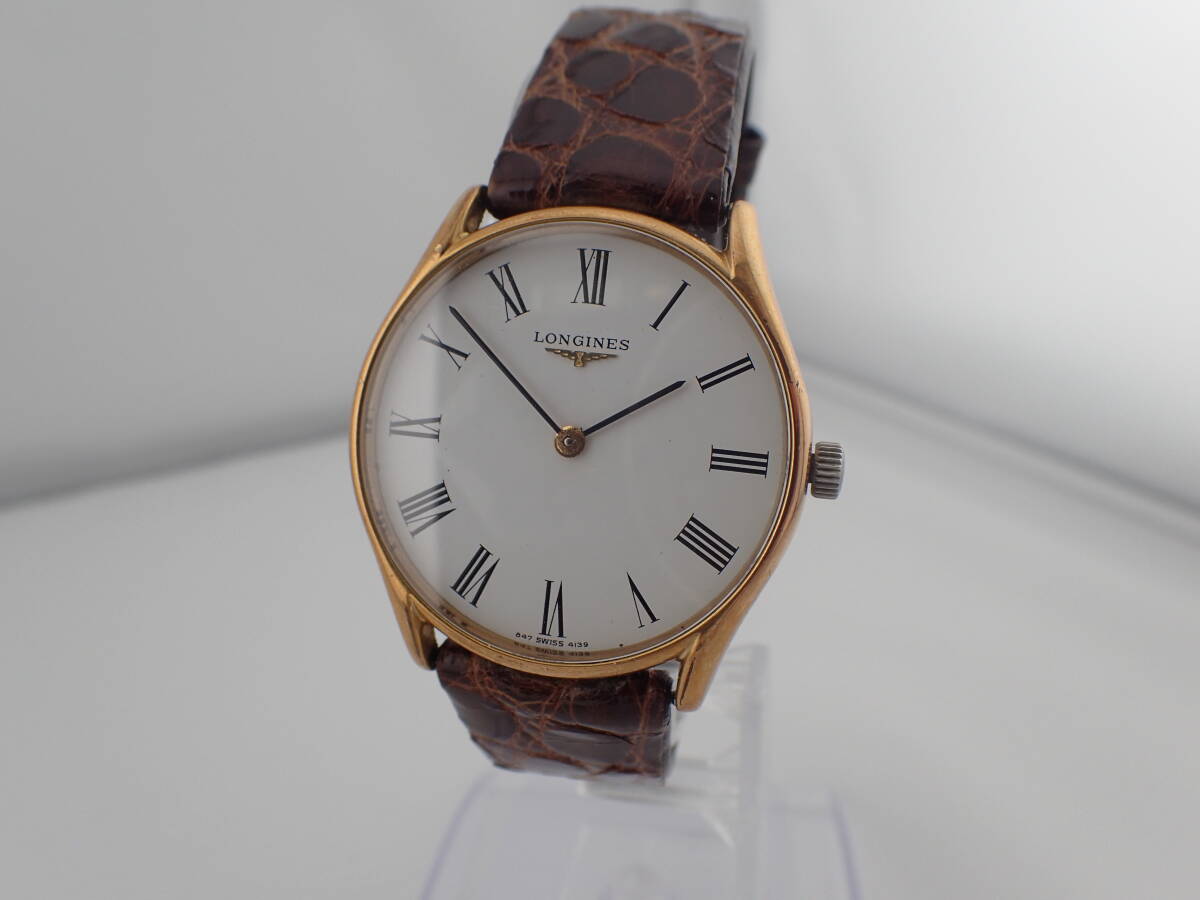 LONGINES ロンジン 手巻き Cal.L847.4 17石 純正尾錠付 メンズ腕時計