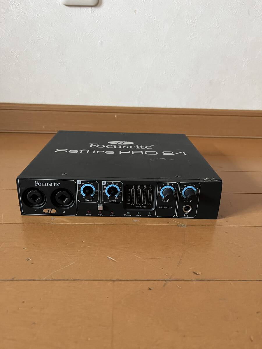 フォーカスライト　オーディオインターフェース　Focusrite　Saffire　Pro　24