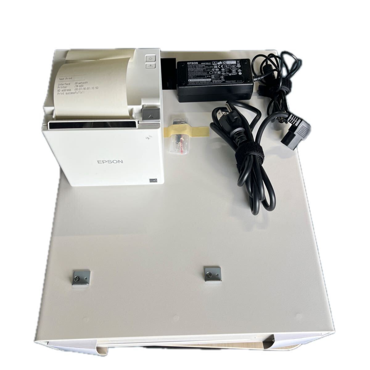  EPSON レシートプリンター TM-m30 M335B レジ ドロア付 店舗用品 動作品