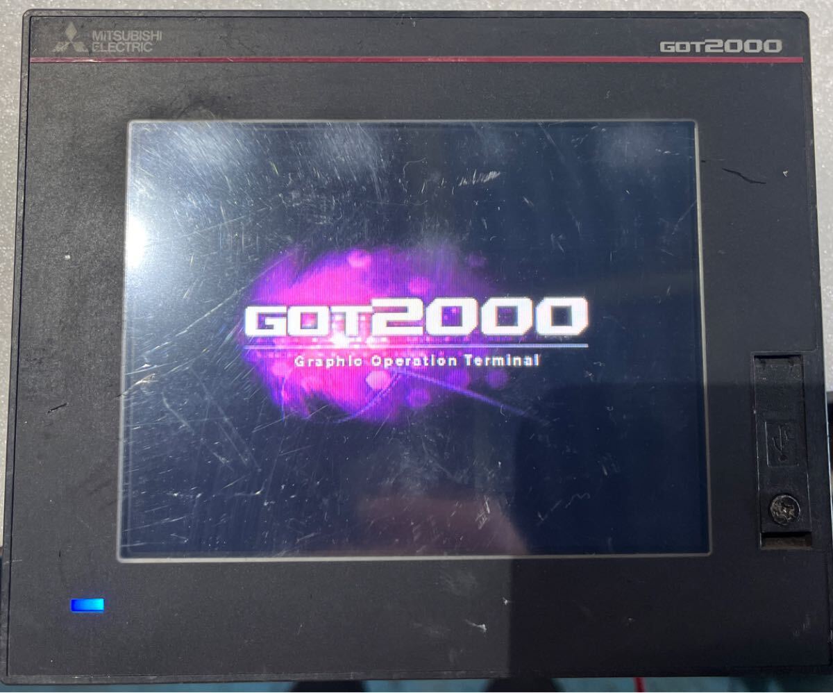 MITSUBISHI グラフィックオペレーションターミナル GOT2000シリーズ GT2105-QTBDS 通電確認のみ