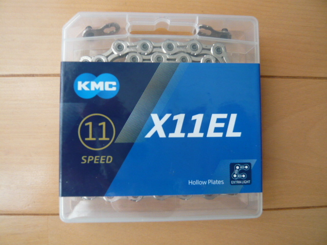 KMC X11EL 118Links ミッシングリンク付属 シルバー/SILVER シマノ・スラム・カンパニョーロ SHIMANO・SRAM・CAMPAGNOLO 11S 11速 対応